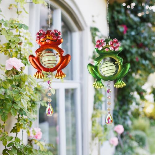2-Pack Frog Sun Catchers with Rainbow Crystals – 38% Off - Image 3