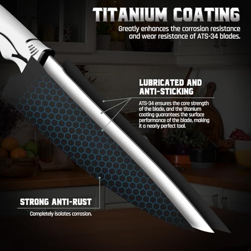 50% Off Huusk Knife Block Set with Sharpener - $97.44 - Image 5