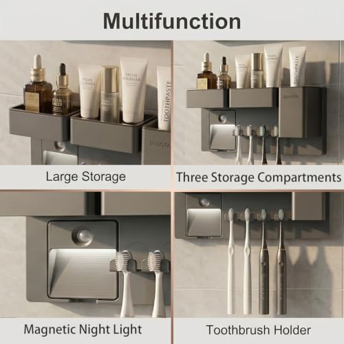 40% Off DUUSTA Toothbrush Holder with Magnetic Night Light - Image 5