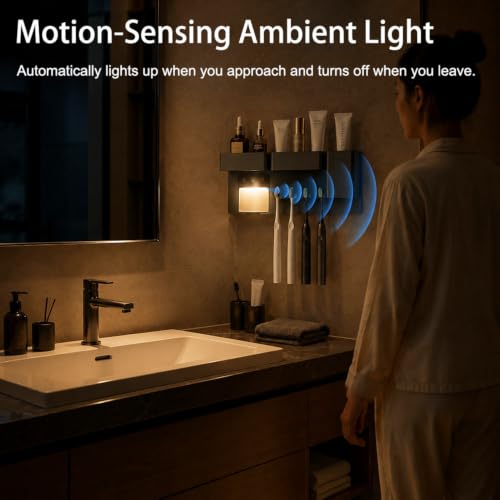 40% Off DUUSTA Toothbrush Holder with Magnetic Night Light - Image 7