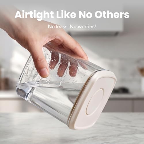 27% Off SMIRLY 8-Piece Airtight Food Storage Set with Canister Organizer - Image 5
