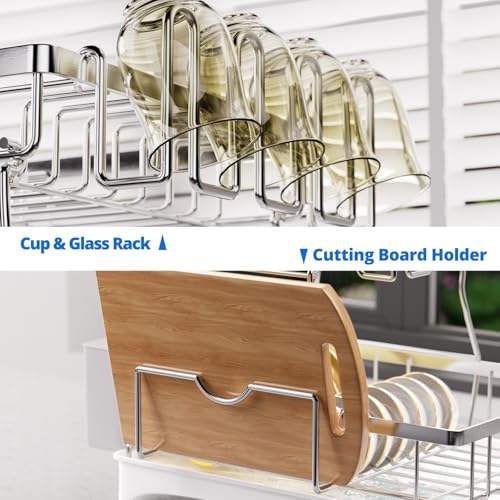 36% Off Godboat Dish Rack: Auto-Drain Kitchen Organizer - Image 7