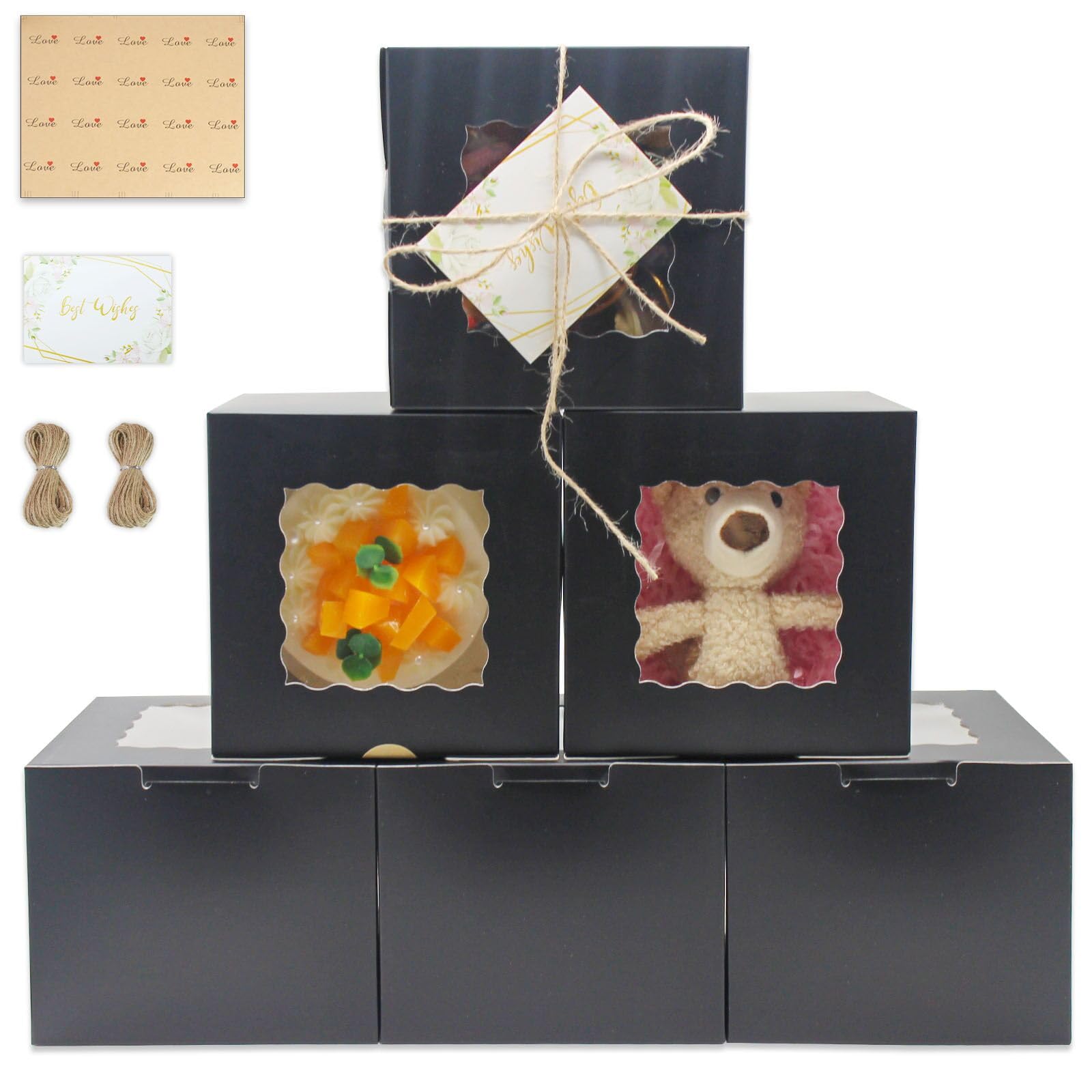 50% Off 12 Pack Cake Boxes for Bento Cakes & Cupcakes