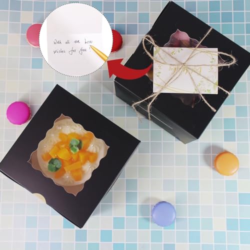 50% Off 12 Pack Cake Boxes for Bento Cakes & Cupcakes - Image 4