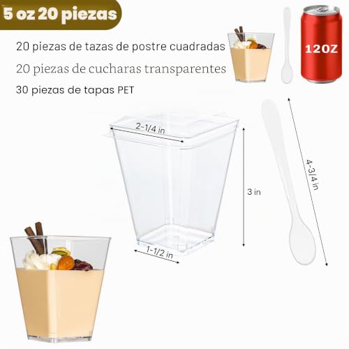Save 30% on 20-Pack Mini Dessert Cups with Lids - Image 3