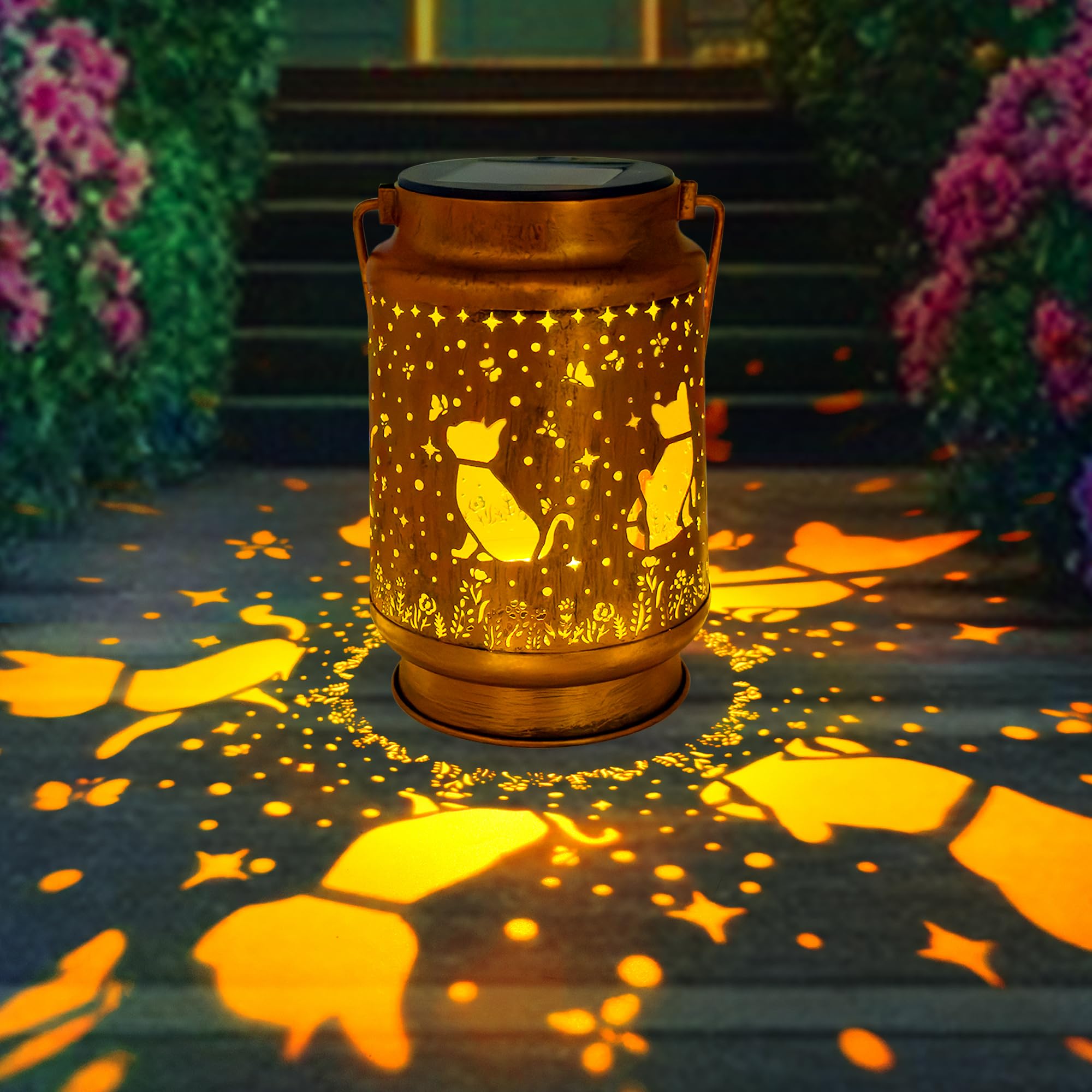 50% Off Cat Solar Lanterns – Unique Garden Decor - Image 1