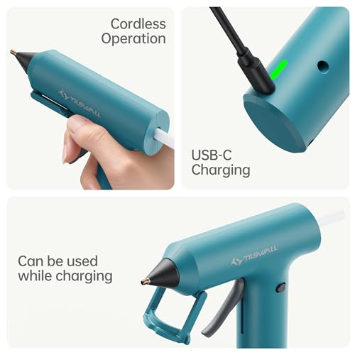 Save 34% on Tilswall Cordless Hot Glue Gun Kit with Code - Image 4