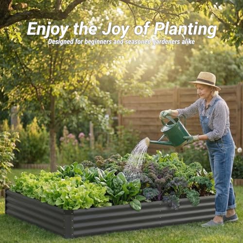 Save ~50% on Rujkodvh 2-Pack Metal Raised Garden Beds - Image 5