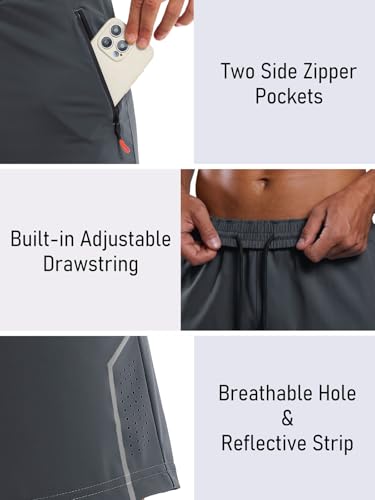 Save 50% on Men's 7in Running Shorts with Zipper Pockets - Image 6