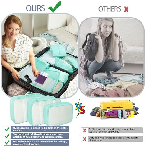 50% Off 10-Piece Packing Cube Set for Travel Organizers - Image 6