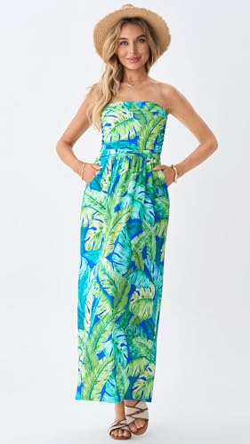 65% Off Women's Strapless Maxi Dress – Summer Boho Style - Image 3