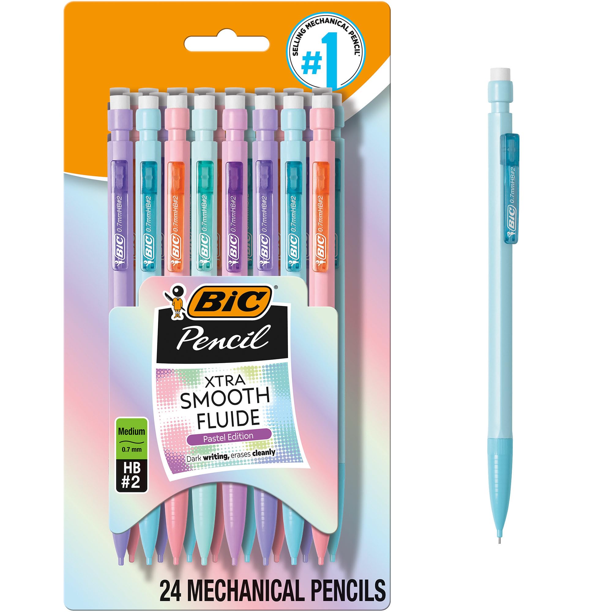 55% Off BIC Xtra-Smooth Pastel Mechanical Pencils (24-Pack) - Image 1
