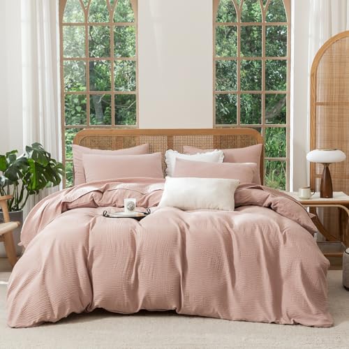50% Off BUPIRD King Duvet Cover – Soft Gauze Bedding Set - Image 3