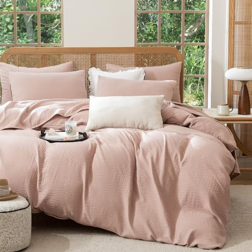 50% Off BUPIRD King Duvet Cover – Soft Gauze Bedding Set - Image 4
