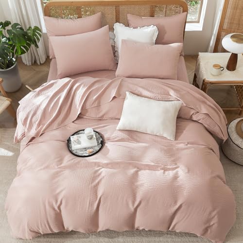 50% Off BUPIRD King Duvet Cover – Soft Gauze Bedding Set - Image 5