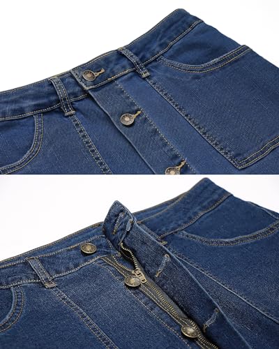 50% Off luvamia Denim Midi Skirt – Code SAB4HFI4 - Image 5