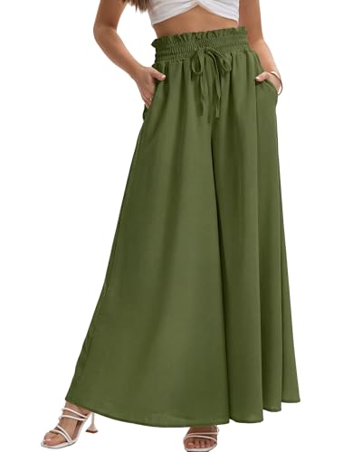 50% Off HONGTEYA Wide Leg Palazzo Pants for Women - Image 2