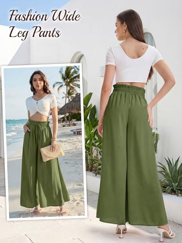 50% Off HONGTEYA Wide Leg Palazzo Pants for Women - Image 6