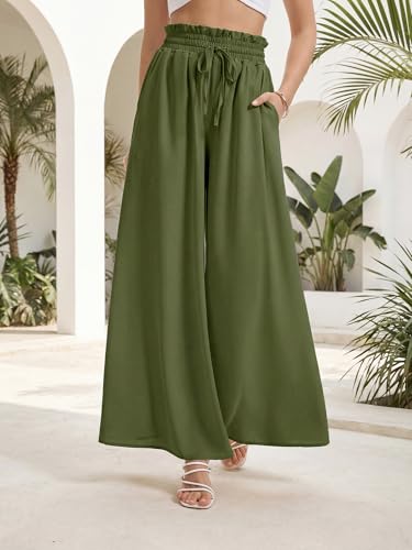 50% Off HONGTEYA Wide Leg Palazzo Pants for Women - Image 7