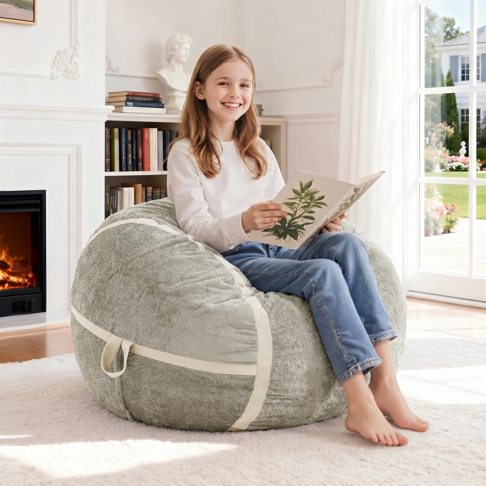 Homguava Bean Bag Chair with Memory Foam – Code T5WIBY4J - Image 1