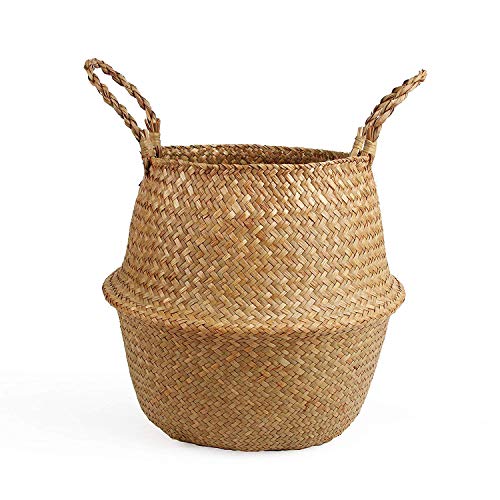 Save 78% on Woven Seagrass Belly Basket for Storage - Image 2
