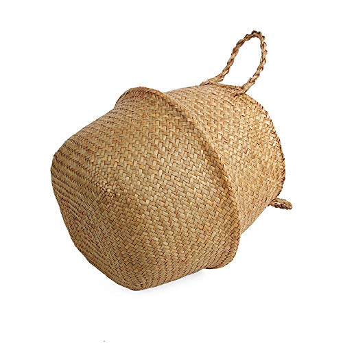 Save 78% on Woven Seagrass Belly Basket for Storage - Image 6