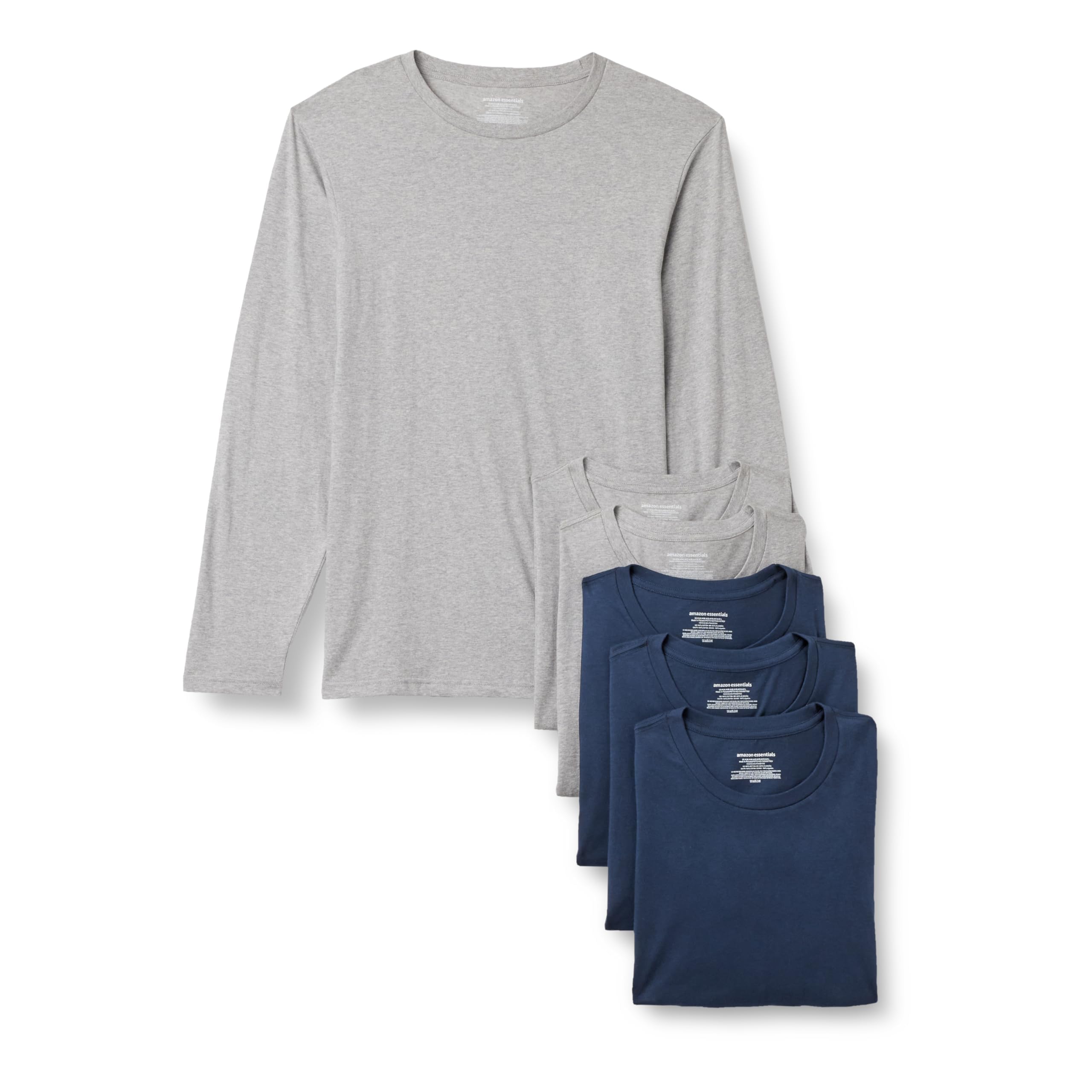 51% Off Amazon Essentials Men's Slim Fit Undershirts, 6-Pack - Image 1