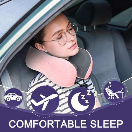 60% Off napfun Travel Neck Pillow Set with Sleep Mask - Image 3