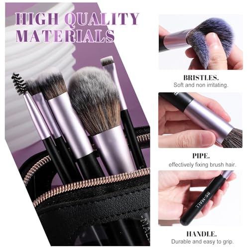 50% Off BS-MALL 14-Piece Makeup Brush Set with Travel Case - Image 5