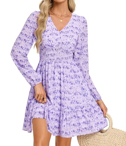 GRACE KARIN Floral Mini Dress for Weddings & Vacations - Image 2