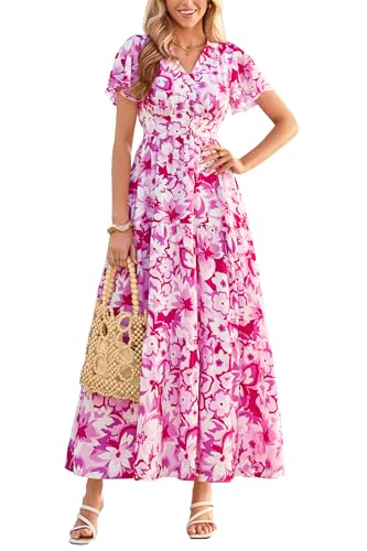 20% Off PRETTYGARDEN Women Summer Maxi Dress Flowy Boho Sundress - Image 2