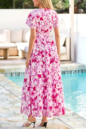 20% Off PRETTYGARDEN Women Summer Maxi Dress Flowy Boho Sundress - Image 6