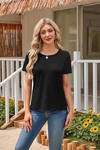 Herou Women Short Sleeve T-Shirt with Side Split - Save 50% - Image 3