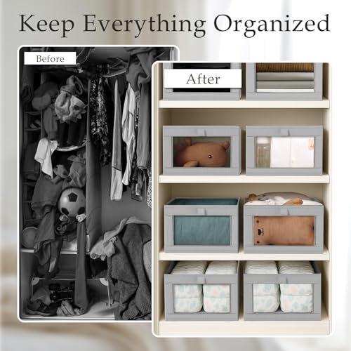 20% Off Criusia 4 Pack Linen Closet Organizers - Image 3