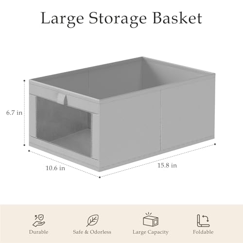20% Off Criusia 4 Pack Linen Closet Organizers - Image 4