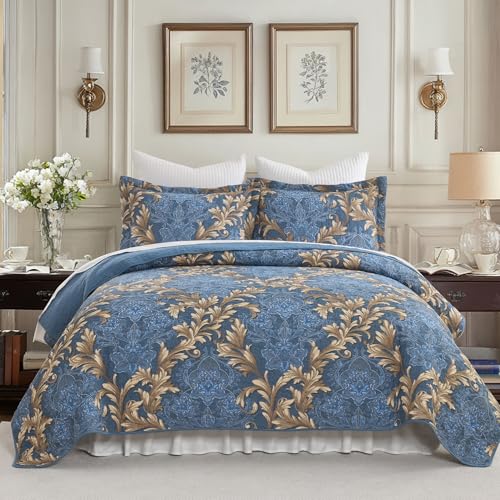 62% Off: 100% Cotton King Size Quilt Set with Floral Pattern - Image 2