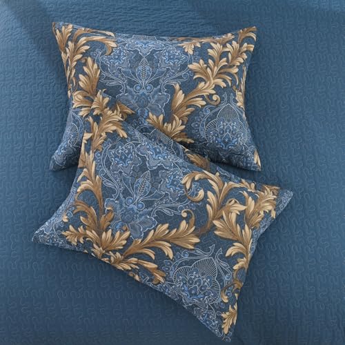 62% Off: 100% Cotton King Size Quilt Set with Floral Pattern - Image 6