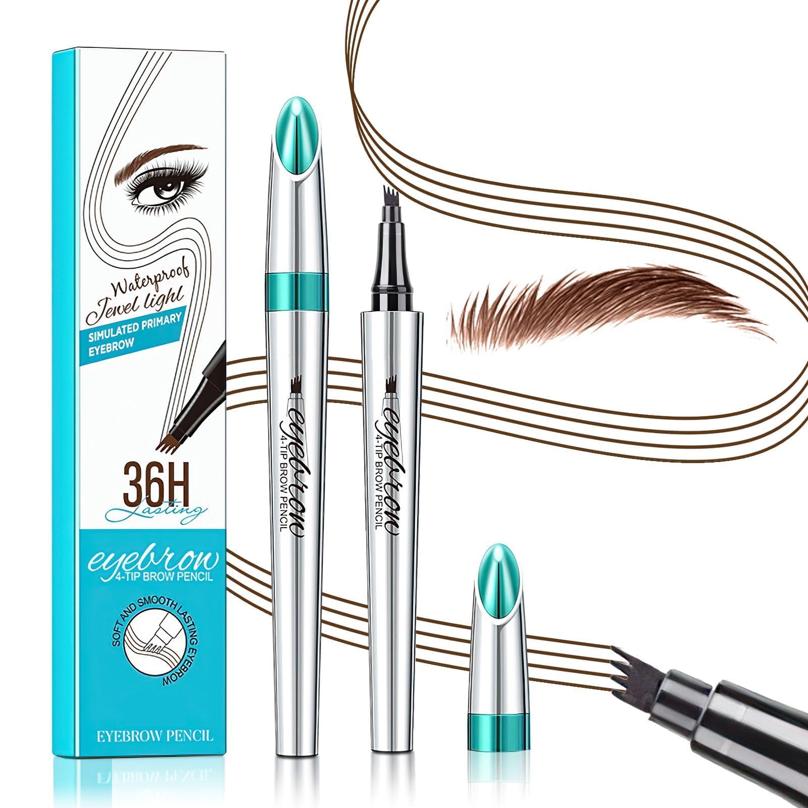53% Off Microblading Eyebrow Pen – Long-Lasting Natural Brows - Image 1