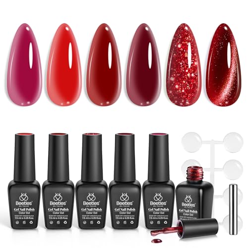 55% Off Beetles Red Gel Nail Polish Set - Image 2