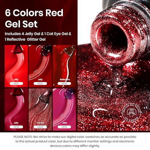 55% Off Beetles Red Gel Nail Polish Set - Image 3