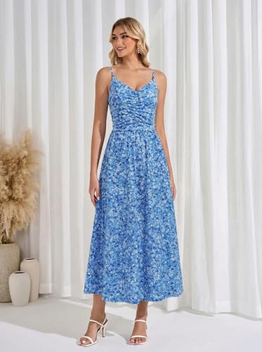 75% Off Boho Floral Midi Dress with Pockets - Image 3