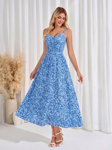 75% Off Boho Floral Midi Dress with Pockets - Image 6