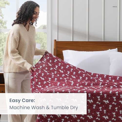 50% Off Berkshire Peanuts Queen Flat Sheet - Cute Snoopy Design - Image 6