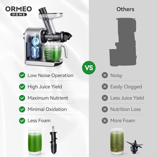 50% Off Ormeo Home Cold Press Masticating Juicer - Image 3