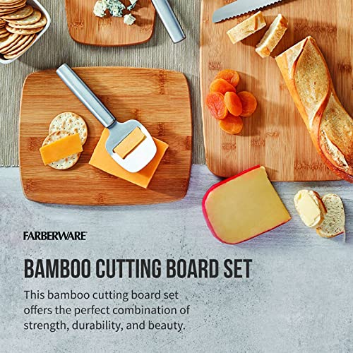Farberware 3-Piece Bamboo Cutting Board Set at $9.12 - Image 3