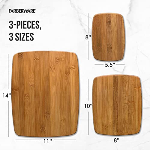 Farberware 3-Piece Bamboo Cutting Board Set at $9.12 - Image 5