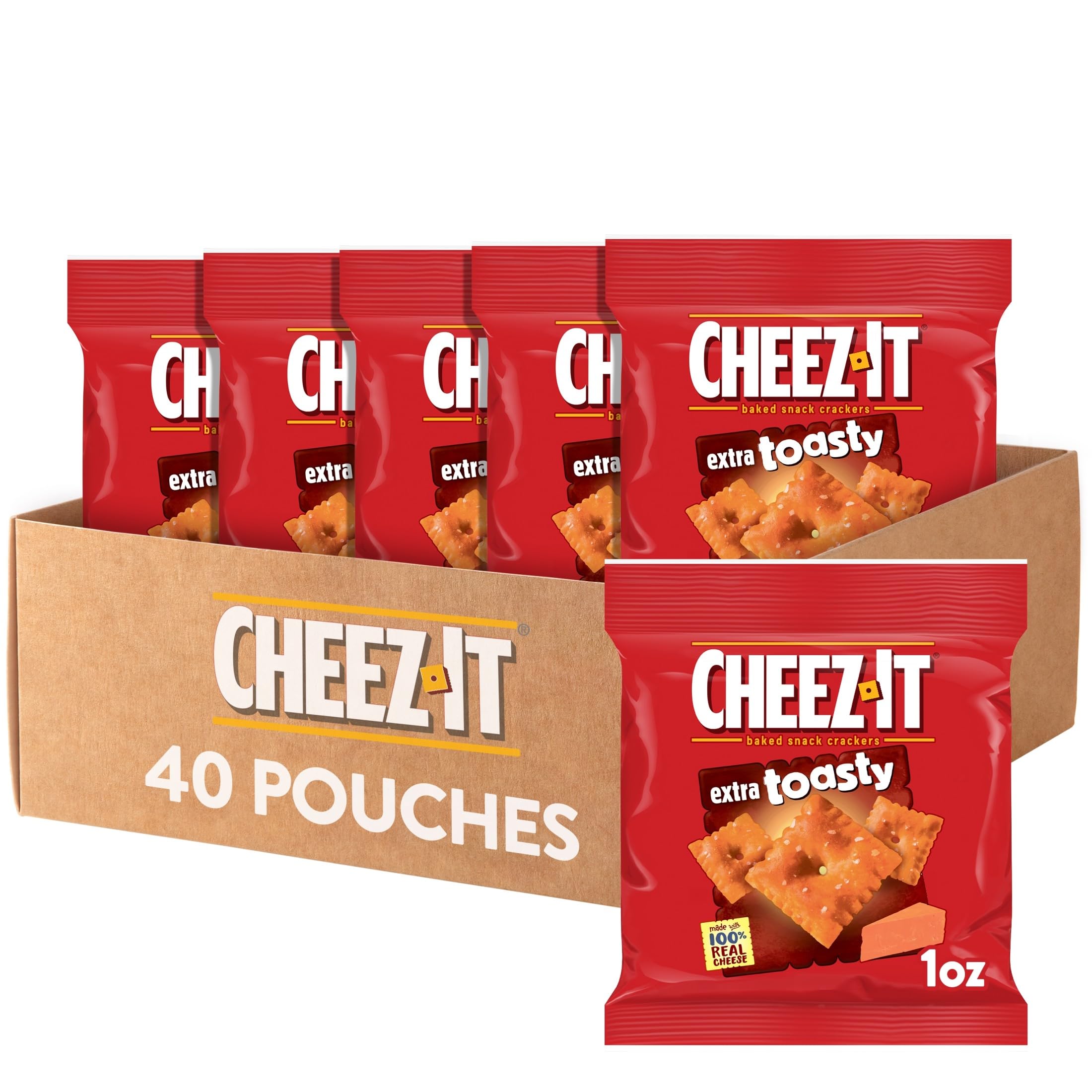55% Off Cheez-It Extra Toasty Crackers (40-Pack) - Image 1