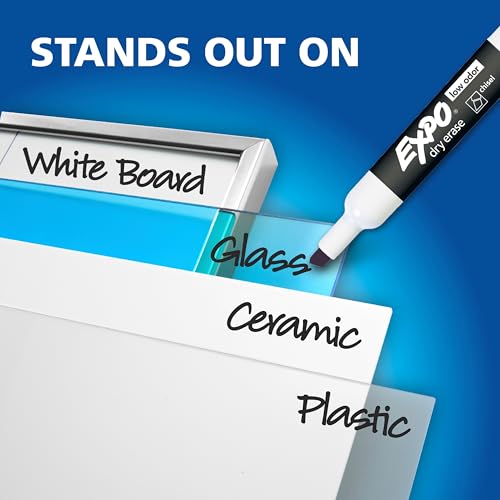 42% Off EXPO Dry Erase Markers, 4 Black Chisel Tip - Image 7