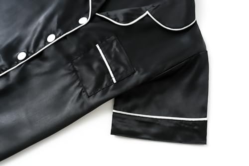 50% Off Satin Summer Pajamas for Big Girls Unisex - Image 5