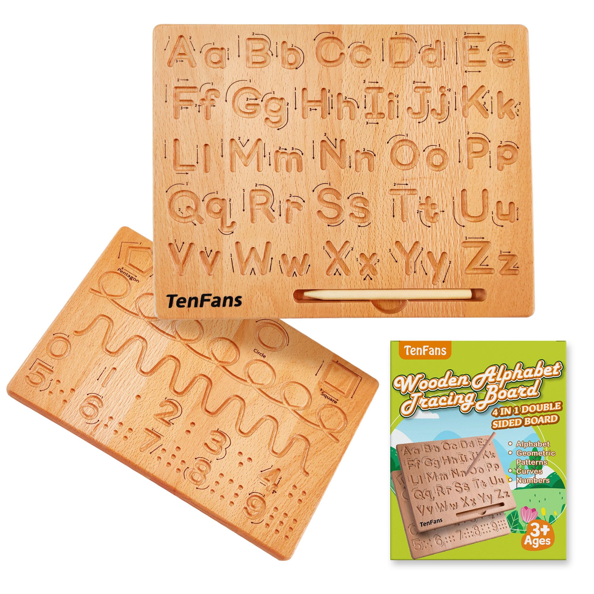 Save 43% on TenFans Montessori Alphabet Tracing Board - Image 1